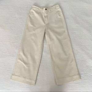 Gap high rise wide leg crop pants